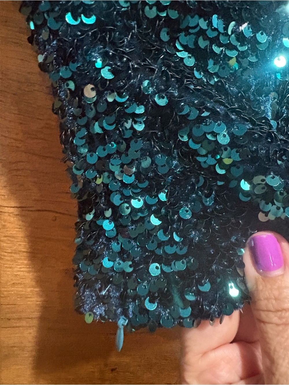 Zara Sequin Crop - Picture 6 of 7